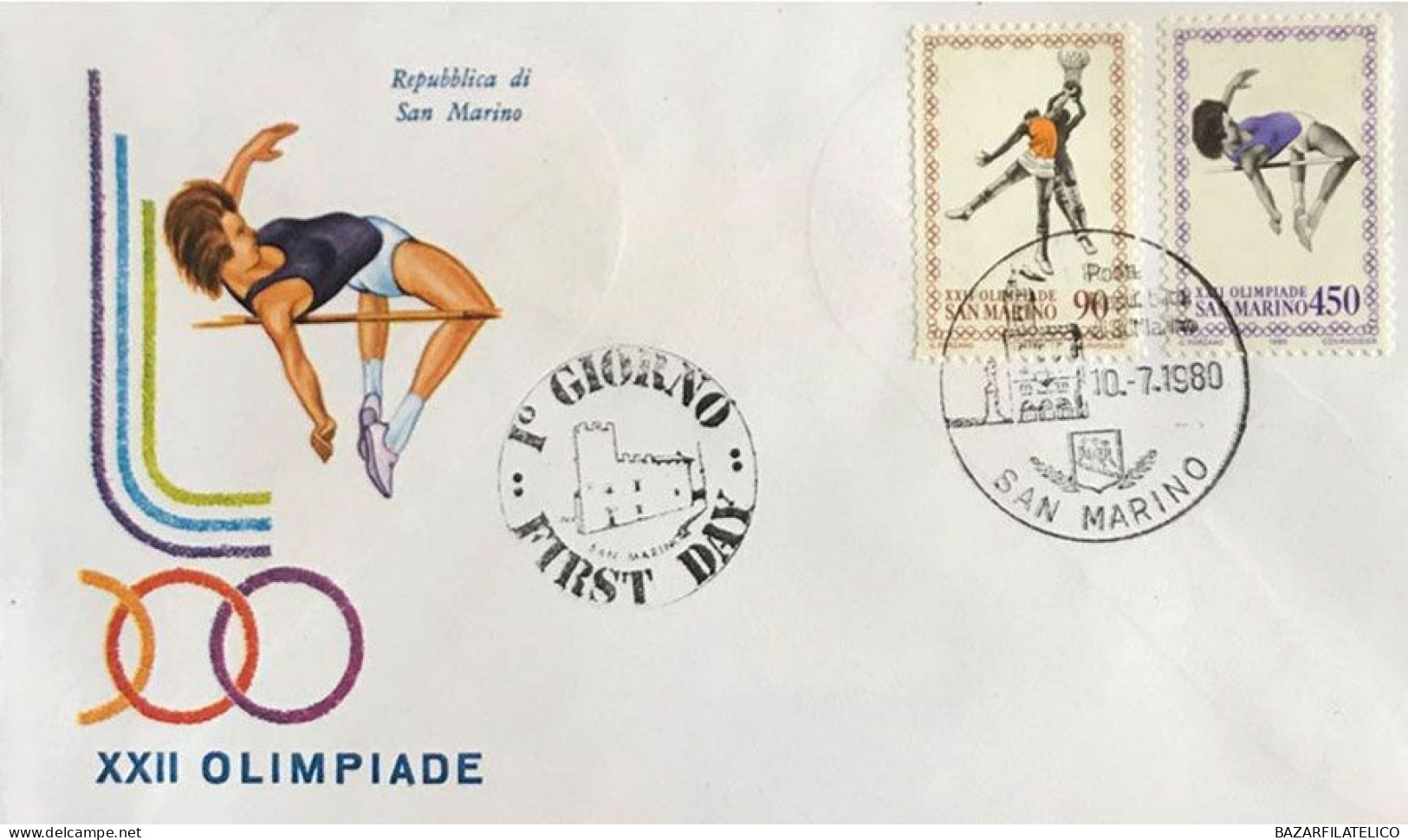 COLLEZIONE DI BUSTE PRIMO GIORNO SAN MARINO DAL 1967 AL 1985