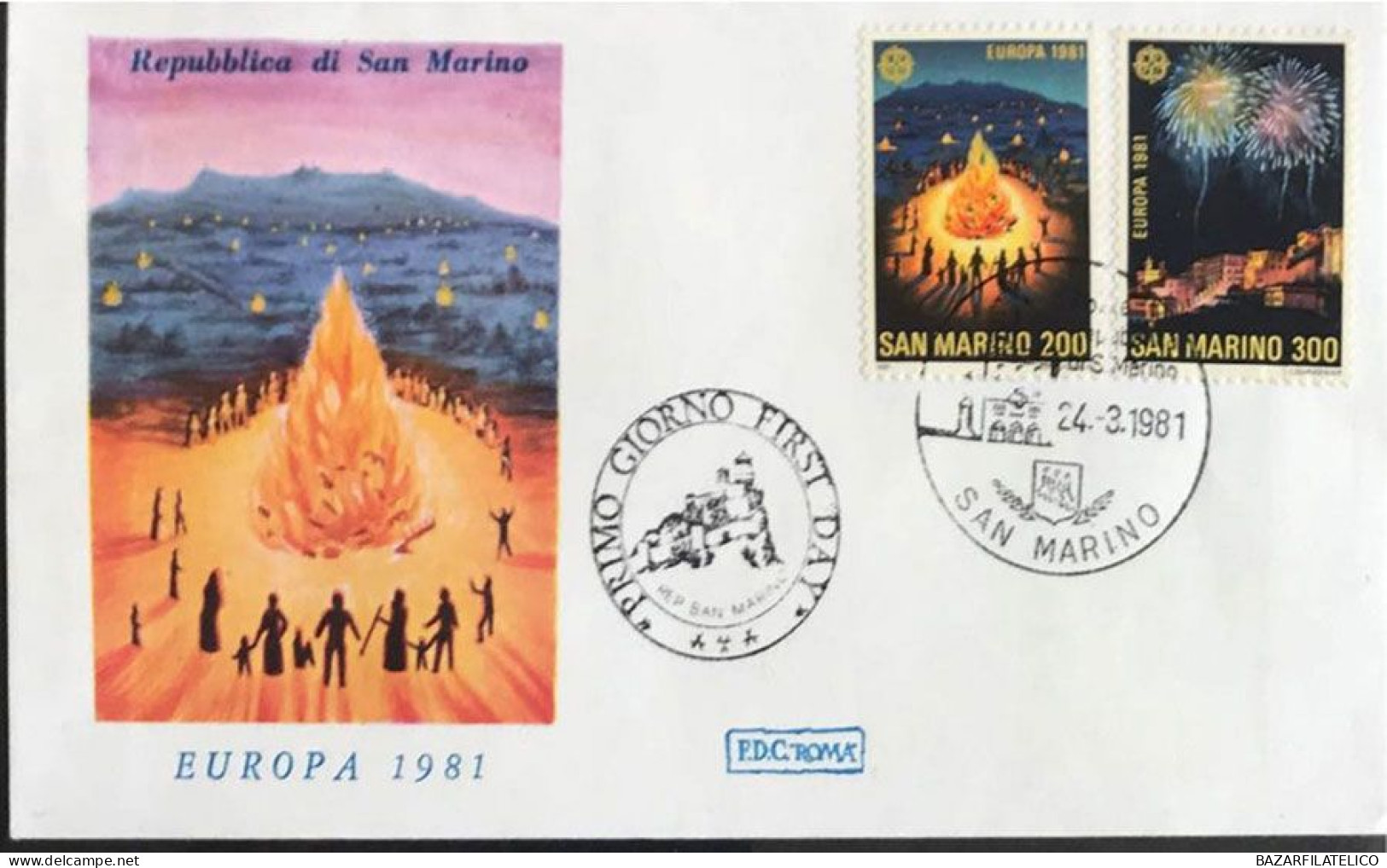 COLLEZIONE DI BUSTE PRIMO GIORNO SAN MARINO DAL 1967 AL 1985