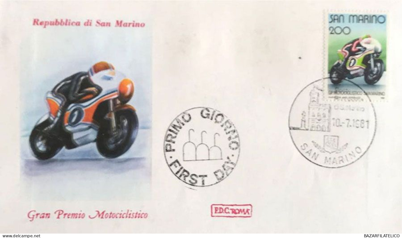 COLLEZIONE DI BUSTE PRIMO GIORNO SAN MARINO DAL 1967 AL 1985