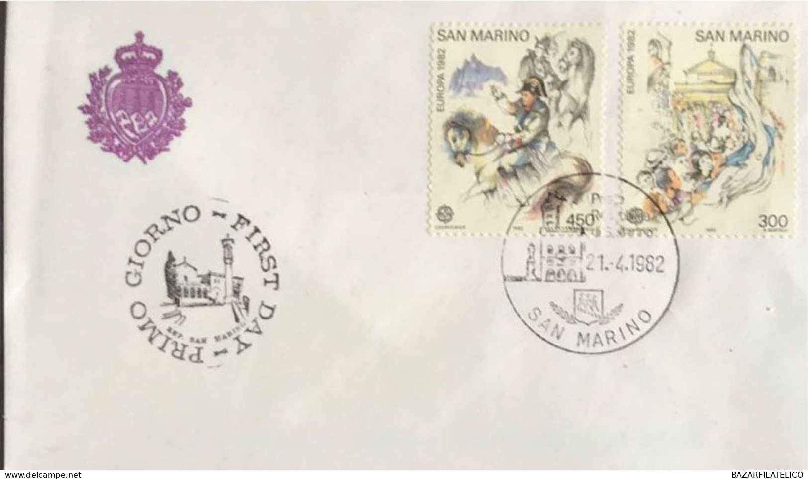 COLLEZIONE DI BUSTE PRIMO GIORNO SAN MARINO DAL 1967 AL 1985