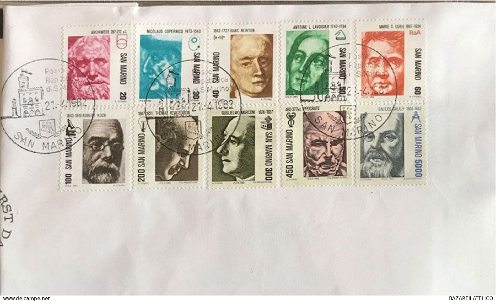 COLLEZIONE DI BUSTE PRIMO GIORNO SAN MARINO DAL 1967 AL 1985