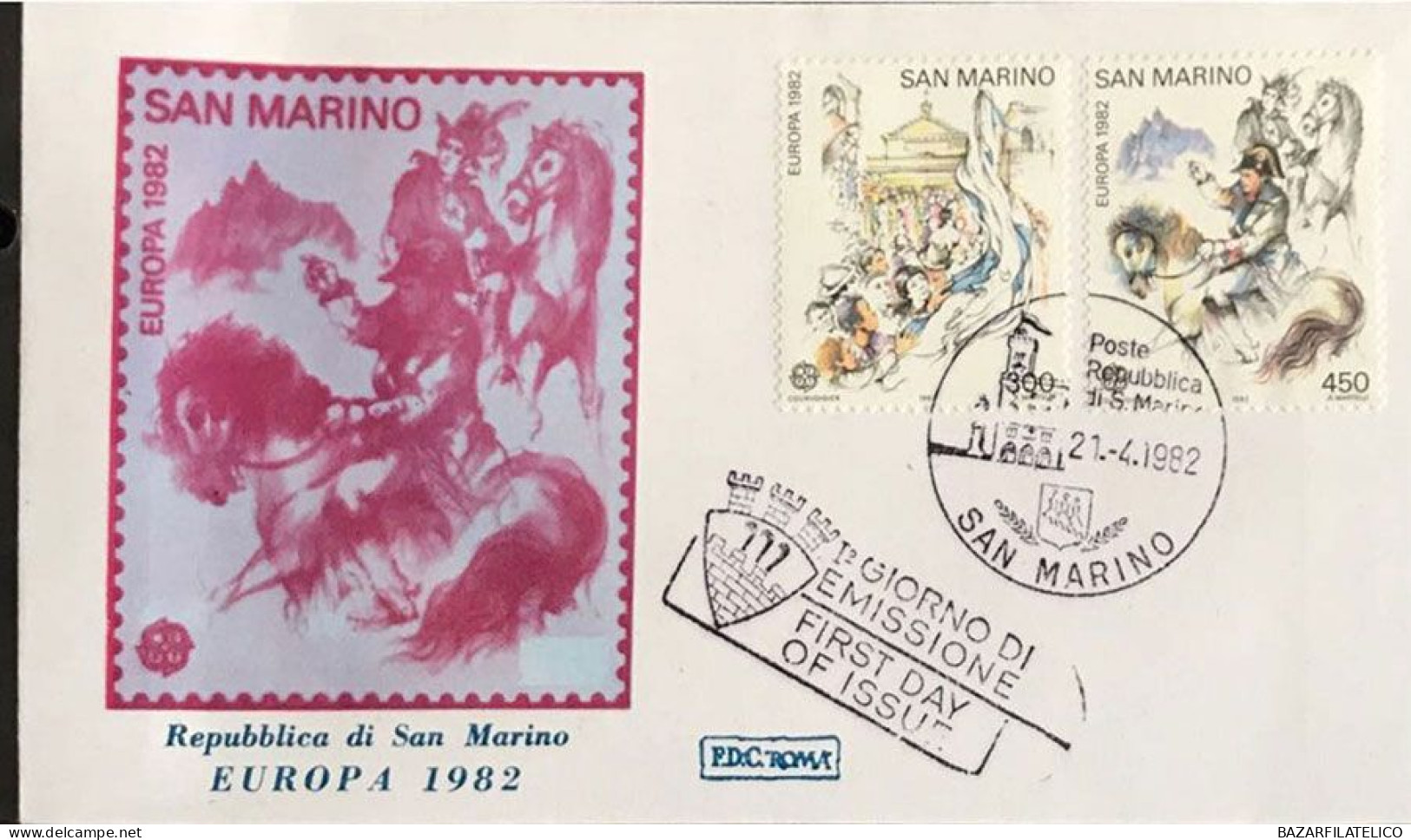 COLLEZIONE DI BUSTE PRIMO GIORNO SAN MARINO DAL 1967 AL 1985