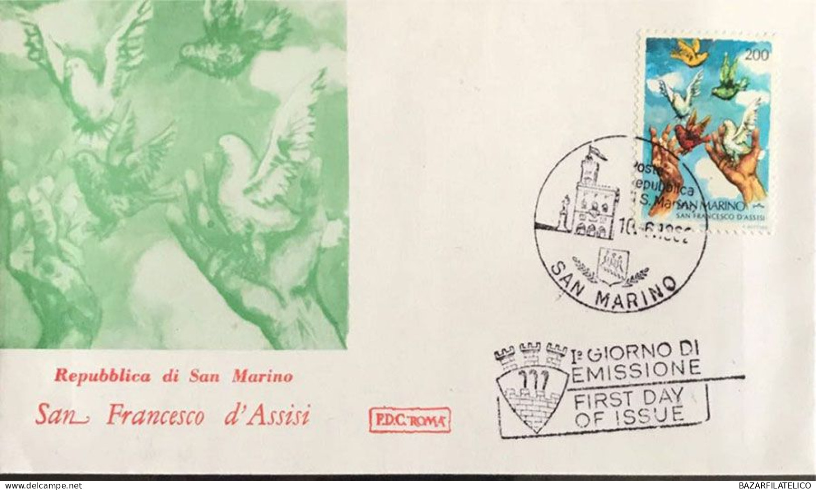 COLLEZIONE DI BUSTE PRIMO GIORNO SAN MARINO DAL 1967 AL 1985