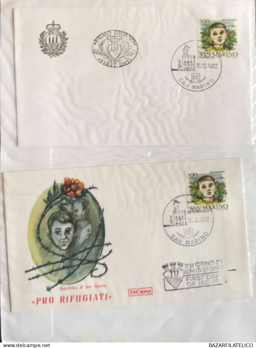 COLLEZIONE DI BUSTE PRIMO GIORNO SAN MARINO DAL 1967 AL 1985