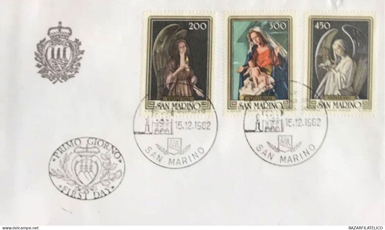 COLLEZIONE DI BUSTE PRIMO GIORNO SAN MARINO DAL 1967 AL 1985