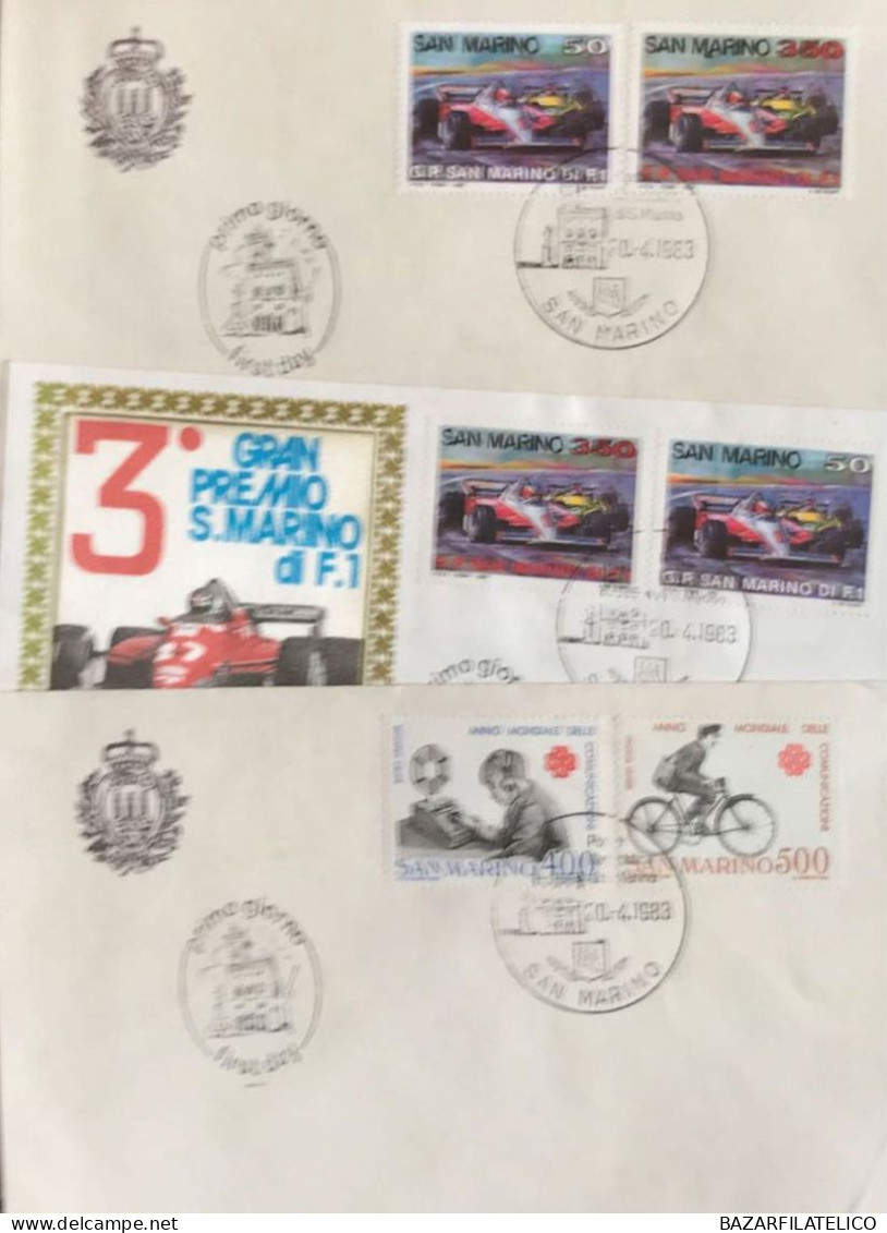 COLLEZIONE DI BUSTE PRIMO GIORNO SAN MARINO DAL 1967 AL 1985