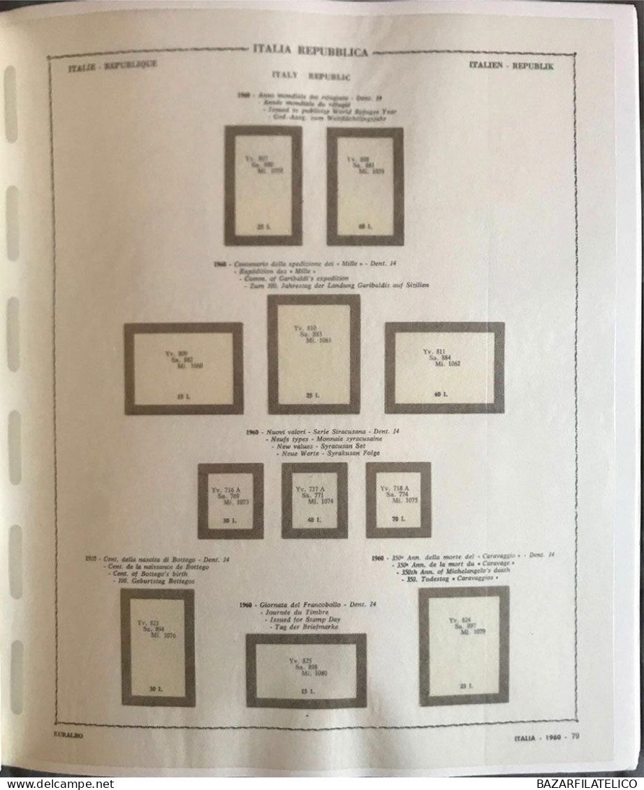 COLLEZIONE DI REPUBBLICA E SAN MARINO DAL 1960 AL 1977 G.I MNH** + SERVIZI - Collections, Lots & Series