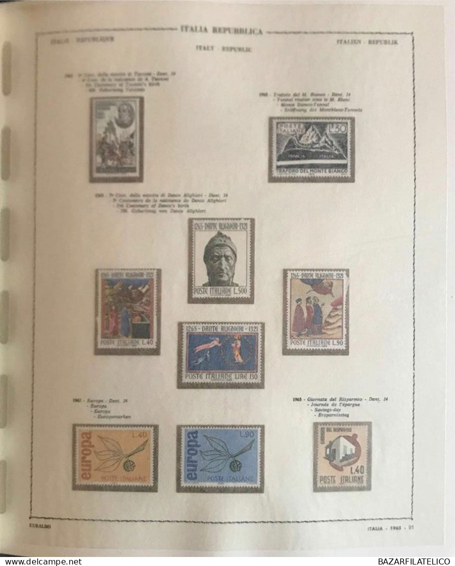 COLLEZIONE DI REPUBBLICA E SAN MARINO DAL 1960 AL 1977 G.I MNH** + SERVIZI