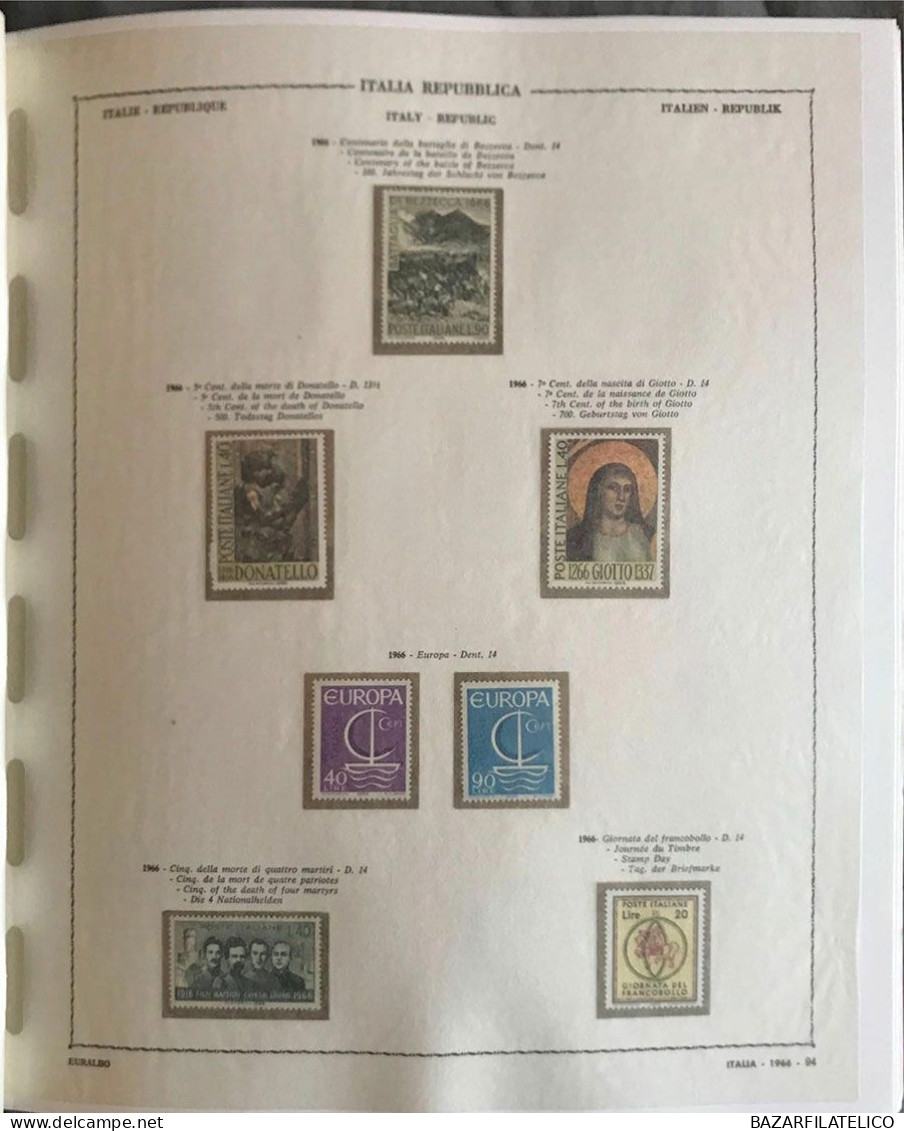 COLLEZIONE DI REPUBBLICA E SAN MARINO DAL 1960 AL 1977 G.I MNH** + SERVIZI