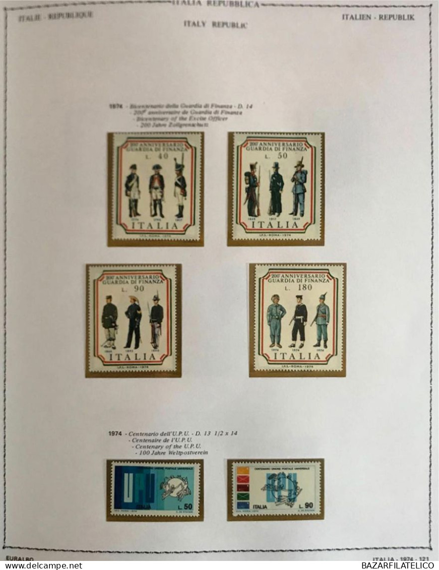 COLLEZIONE DI REPUBBLICA E SAN MARINO DAL 1960 AL 1977 G.I MNH** + SERVIZI