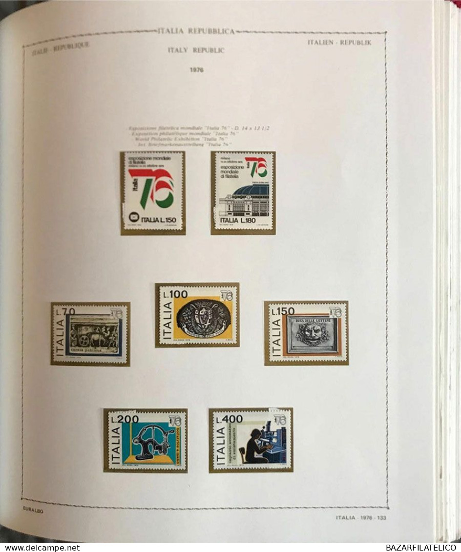 COLLEZIONE DI REPUBBLICA E SAN MARINO DAL 1960 AL 1977 G.I MNH** + SERVIZI