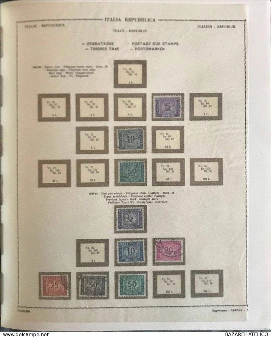 COLLEZIONE DI REPUBBLICA E SAN MARINO DAL 1960 AL 1977 G.I MNH** + SERVIZI