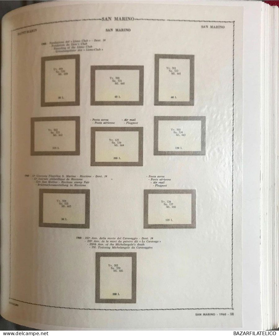 COLLEZIONE DI REPUBBLICA E SAN MARINO DAL 1960 AL 1977 G.I MNH** + SERVIZI