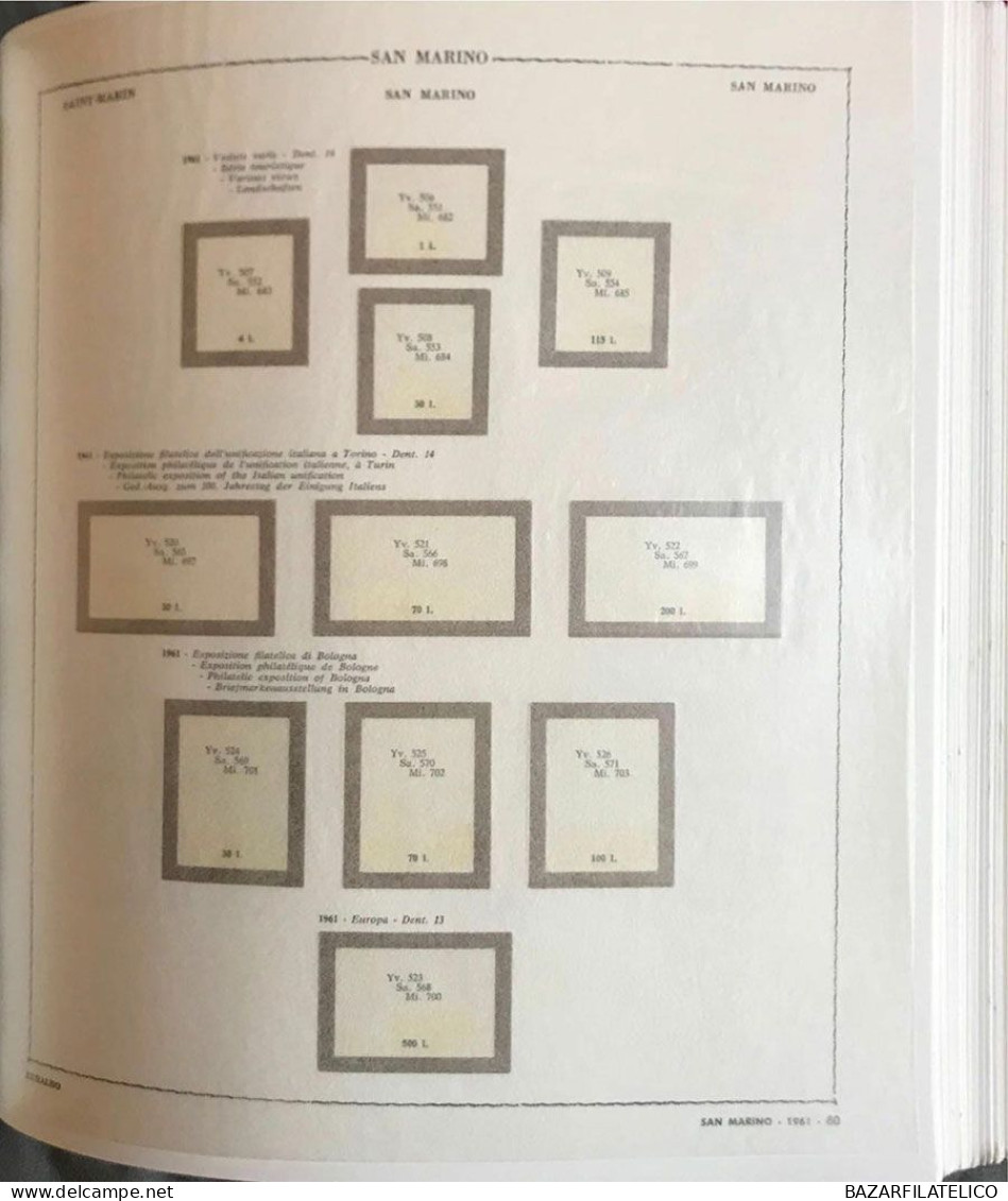 COLLEZIONE DI REPUBBLICA E SAN MARINO DAL 1960 AL 1977 G.I MNH** + SERVIZI