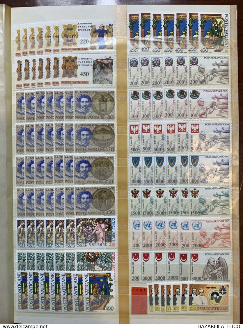 VATICANO RACCOLTA COLLEZIONE 1978 - 2006 ALTO VALORE FACCIALE G.I MNH** - Sammlungen