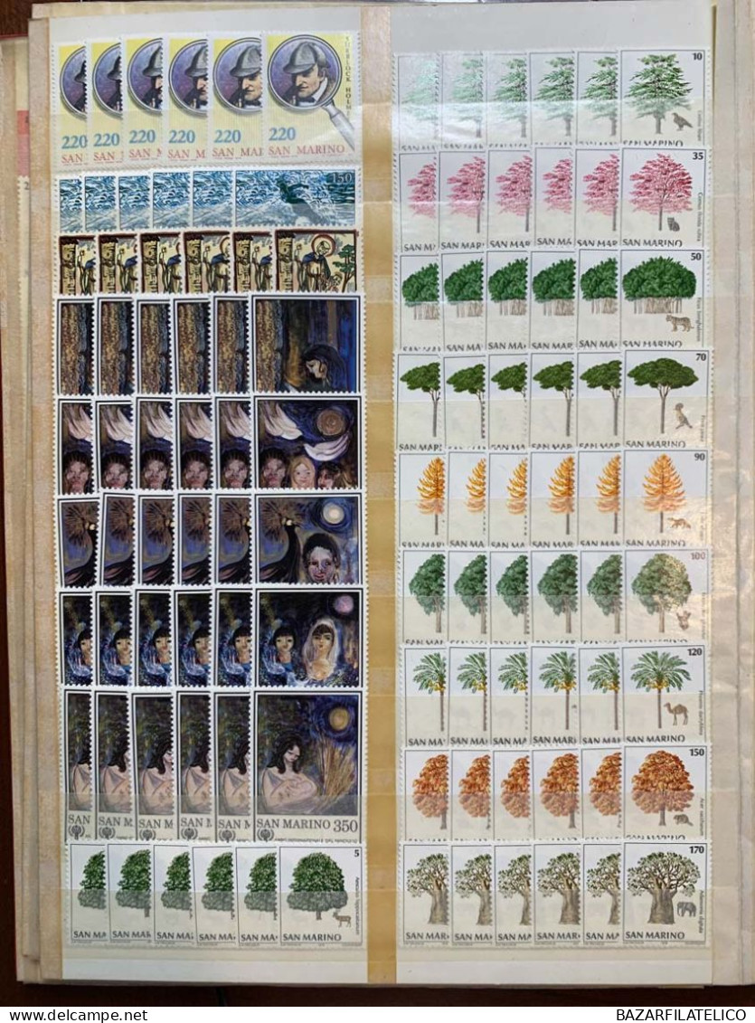 SAN MARINO RACCOLTA COLLEZIONE 1971 - 2006 ALTO VALORE FACCIALE 1944€ G.I MNH**