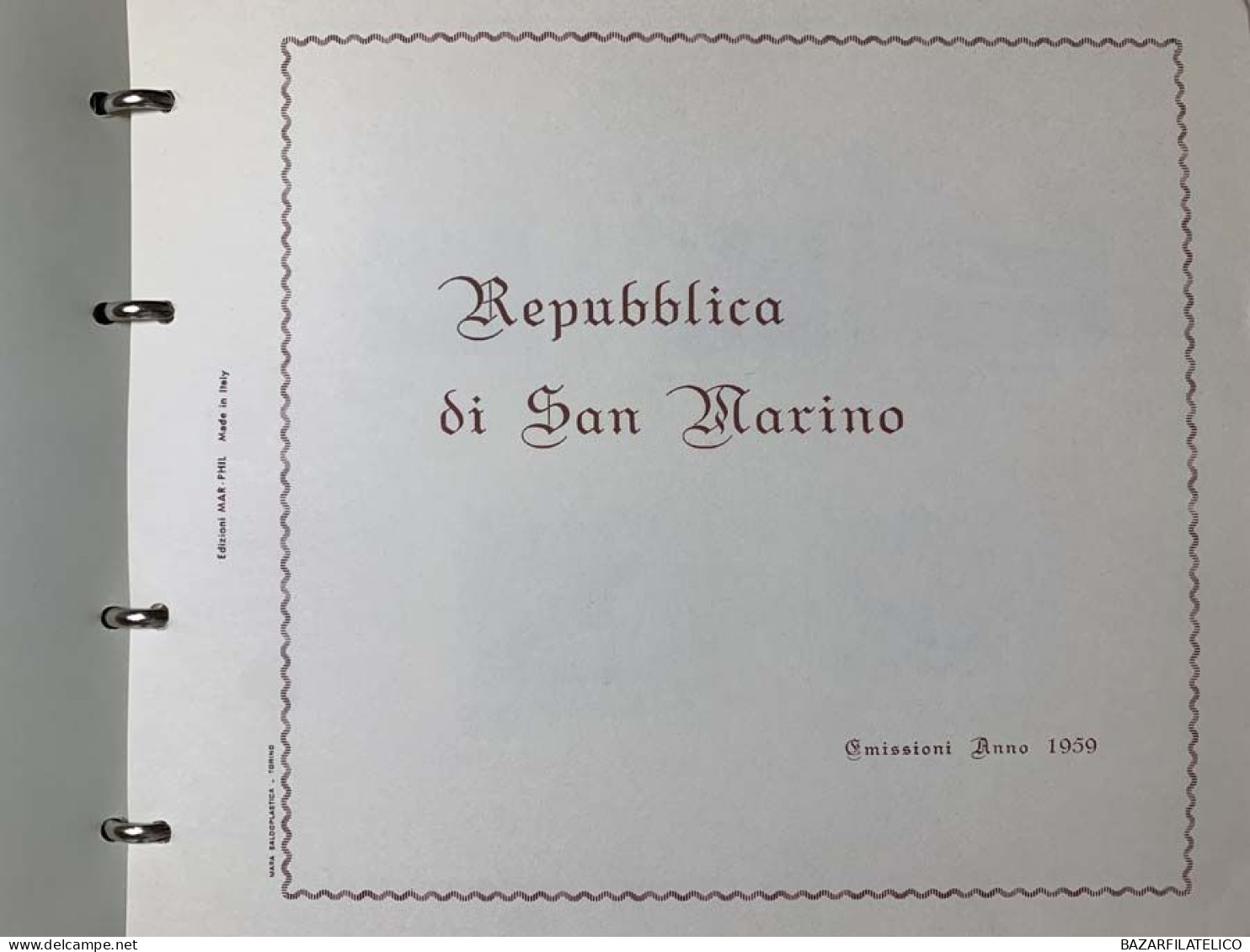 SAN MARINO COLLEZIONE DAL 1959 AL 2009 SU 4 ALBUM ROSSI G.I MNH** - Collections, Lots & Series