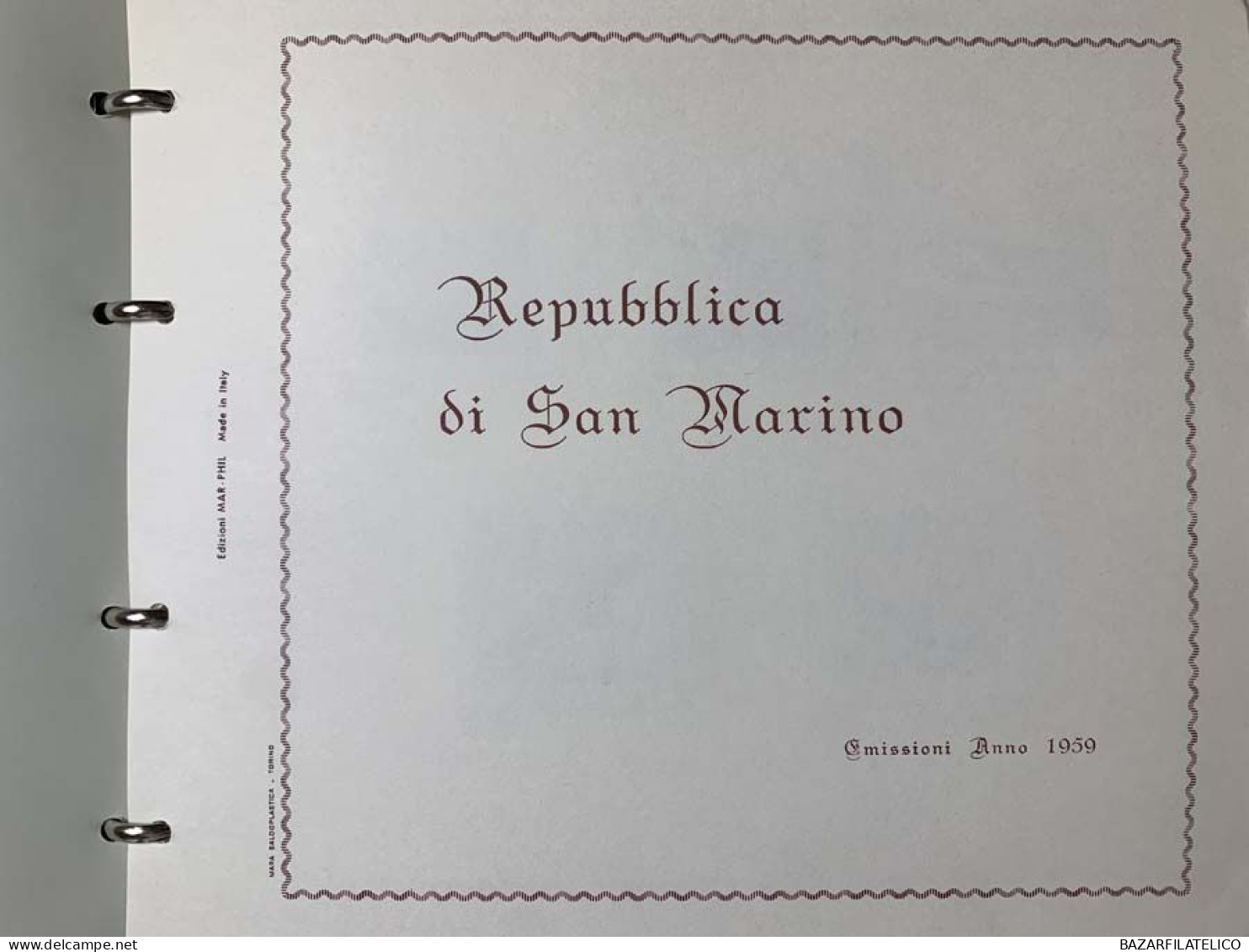 SAN MARINO COLLEZIONE DAL 1959 AL 2009 SU 4 ALBUM ROSSI G.I MNH** - Verzamelingen & Reeksen