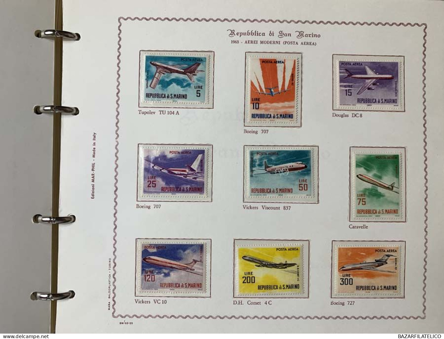 SAN MARINO COLLEZIONE DAL 1959 AL 2009 SU 4 ALBUM ROSSI G.I MNH**