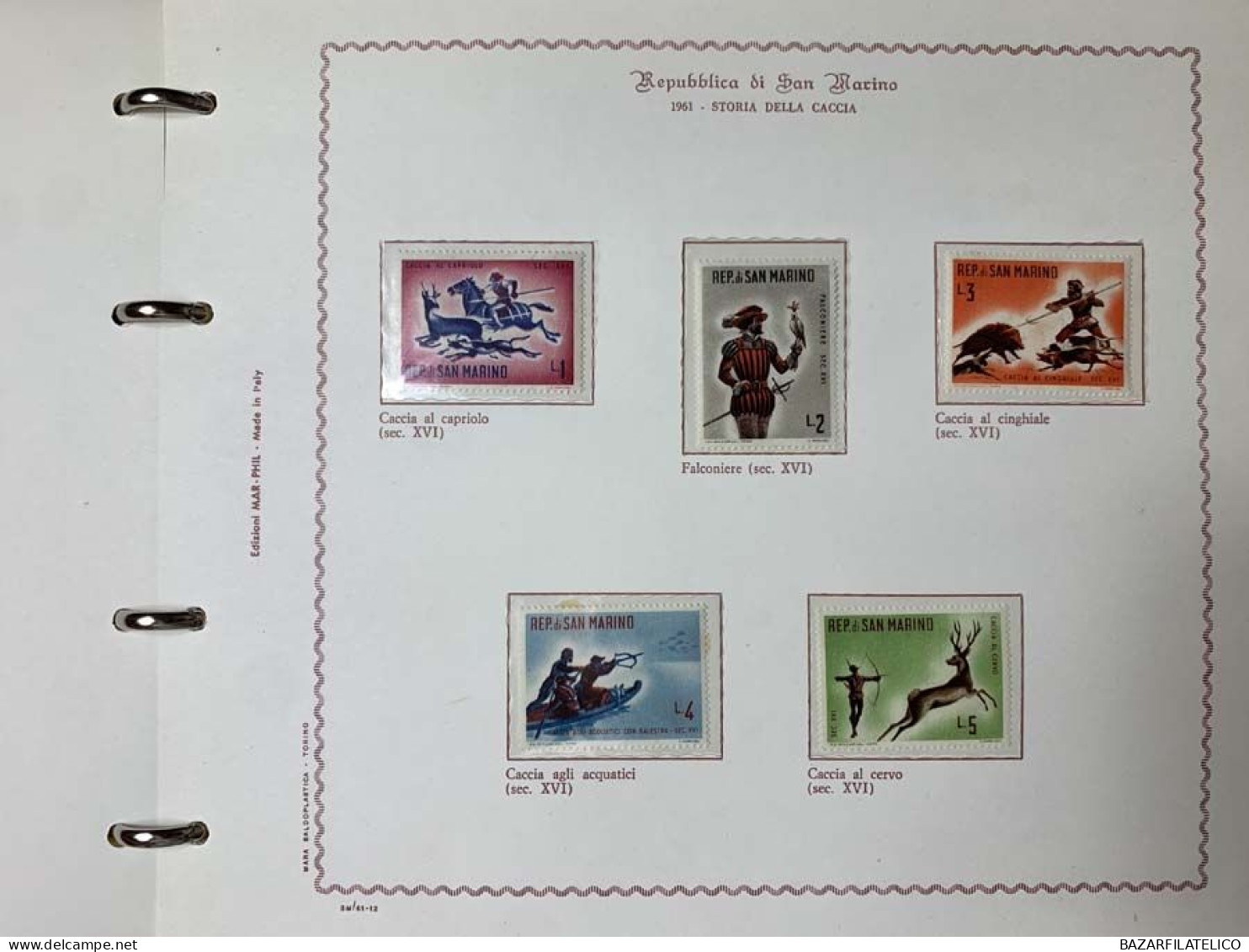 SAN MARINO COLLEZIONE DAL 1959 AL 2009 CON FOGLIETTI SU 4 ALBUM ROSSI G.I MNH**