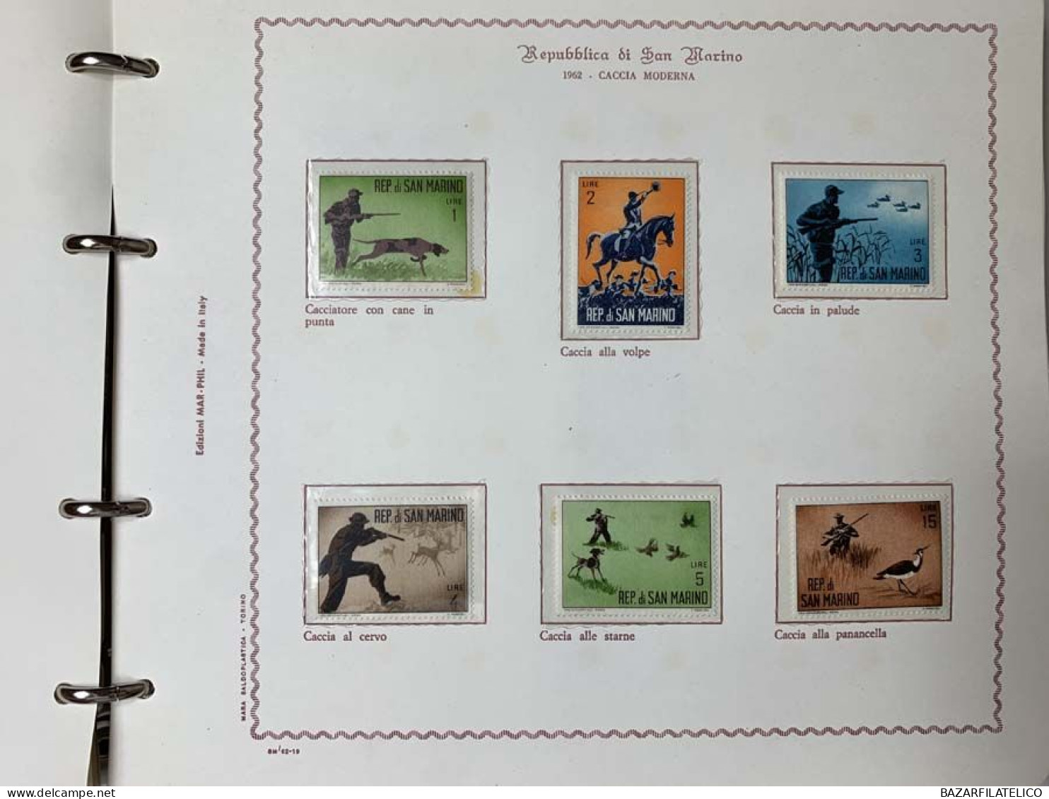 SAN MARINO COLLEZIONE DAL 1959 AL 2009 CON FOGLIETTI SU 4 ALBUM ROSSI G.I MNH**