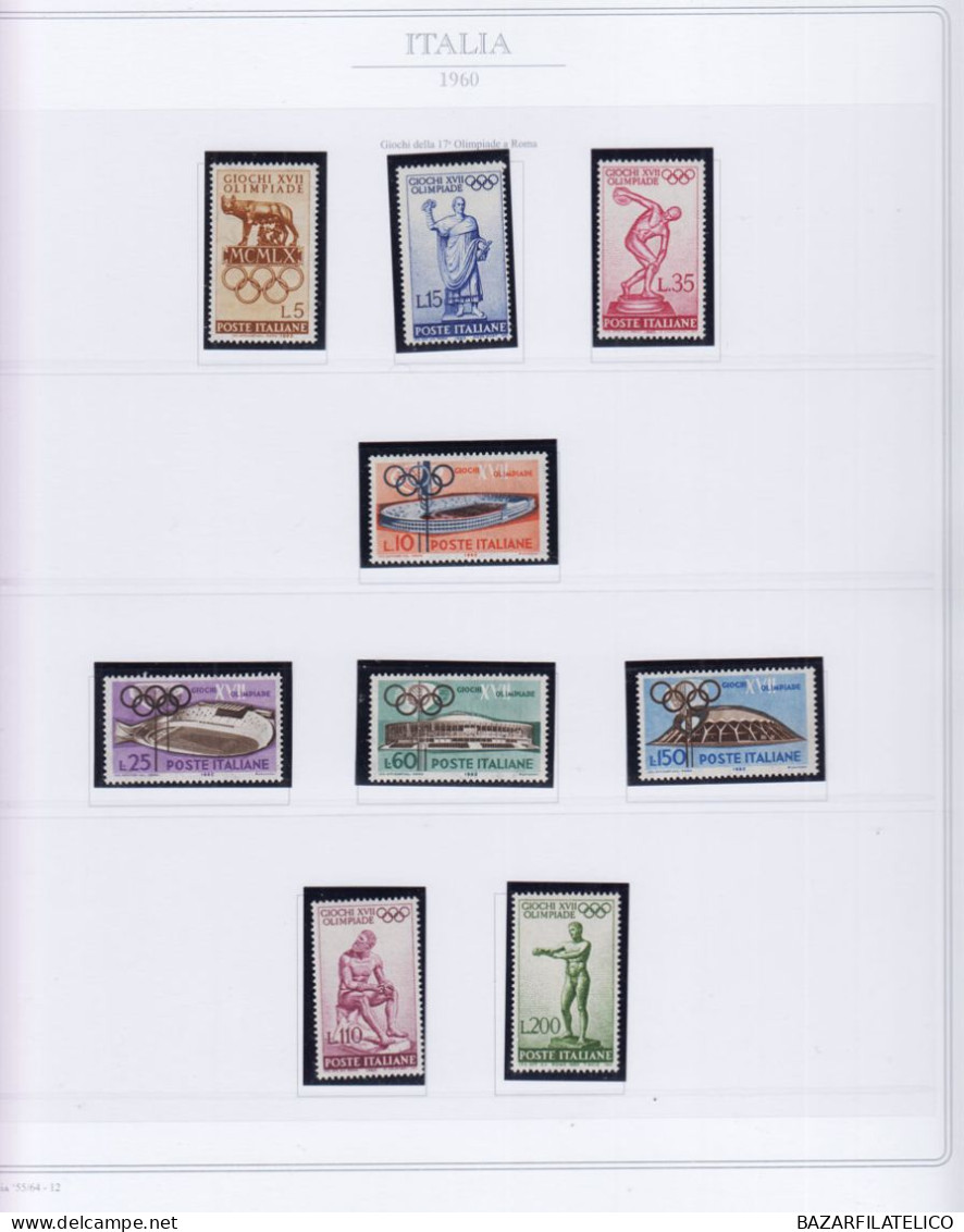 REPUBBLICA COLLEZIONE SU 2 ALBUM CON FOGLI ABAFIL DAL 1945 AL 1984 G.I MNH**