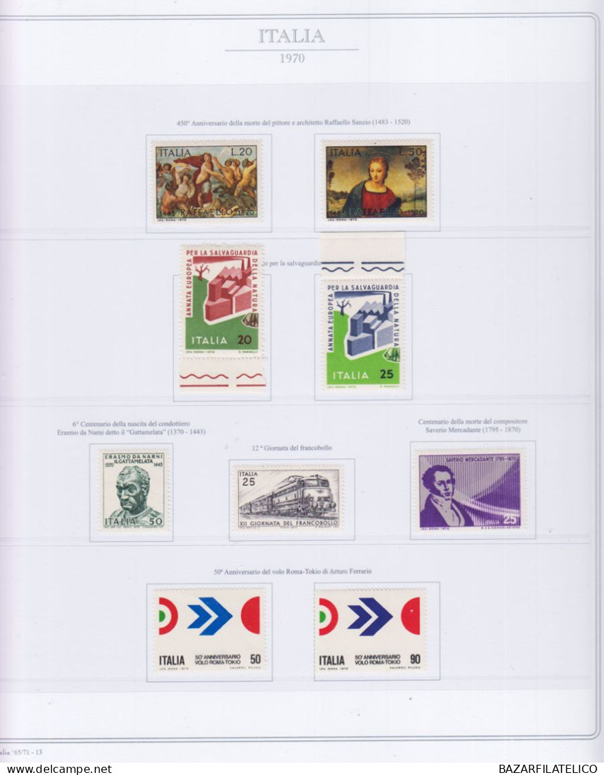 REPUBBLICA COLLEZIONE SU 2 ALBUM CON FOGLI ABAFIL DAL 1945 AL 1984 G.I MNH**