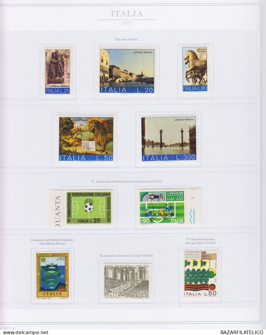 REPUBBLICA COLLEZIONE SU 2 ALBUM CON FOGLI ABAFIL DAL 1945 AL 1984 G.I MNH**