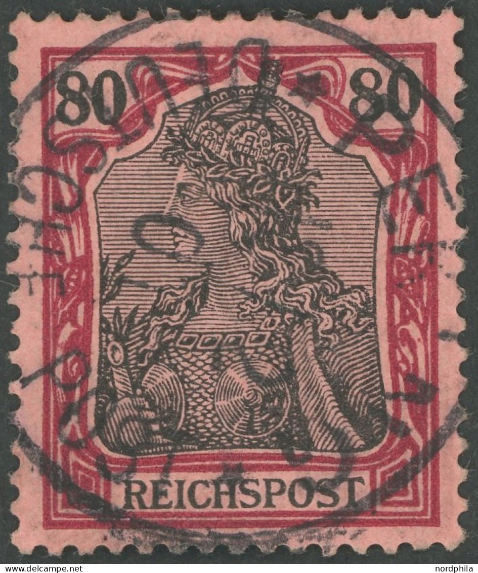 DP CHINA P Vh O, Petschili: 1901, 80 Pf. Reichspost, Stempel PEKING 13.2.01, Pracht, Mi. 400.- - Deutsche Post In China