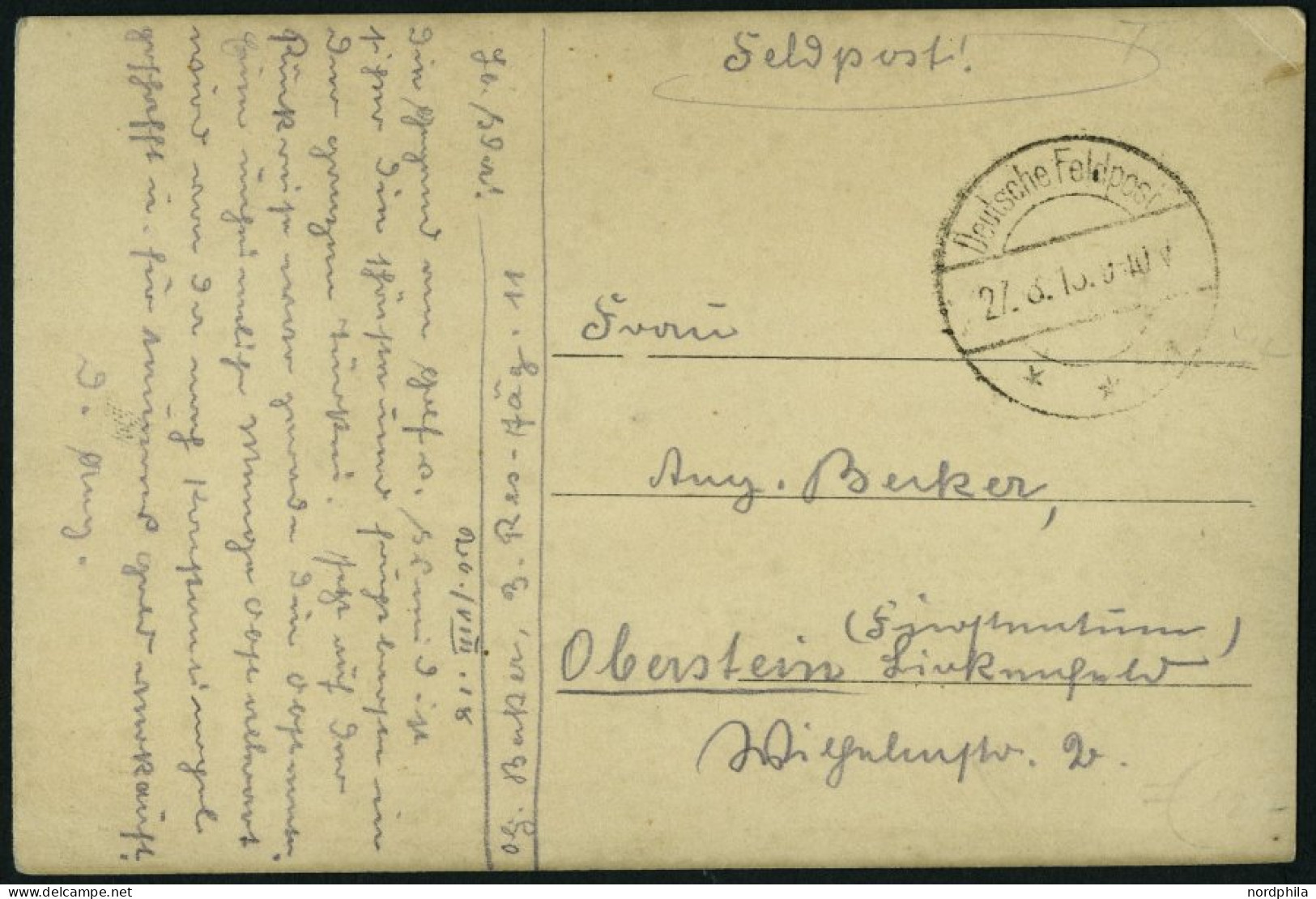 DP TÜRKEI 1916, Feldpoststation CONSTANTINOPEL Auf Feldpost-Ansichtskarte, Pracht - Turquie (bureaux)