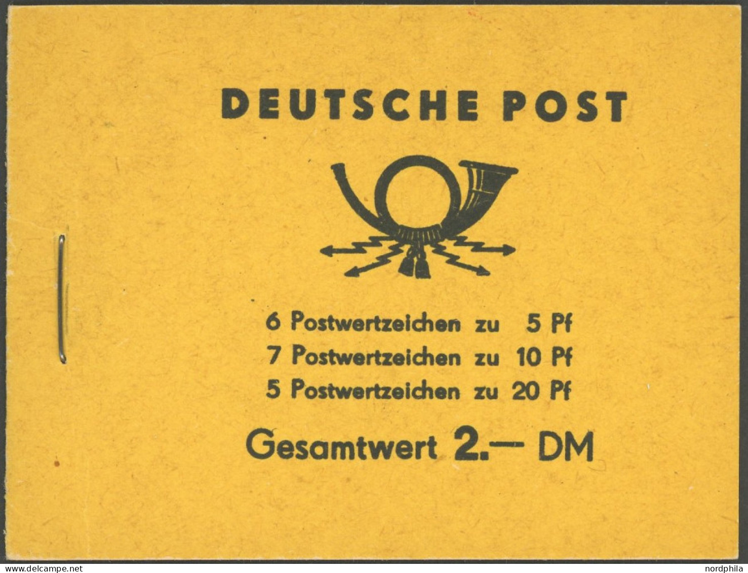 ZUSAMMENDRUCKE MH 1a 4.1 , 1955, Markenheftchen Fünfjahresplan Pohli. Die Vollendete Hautpflege, Postfrisch, Pracht, Mi. - Zusammendrucke