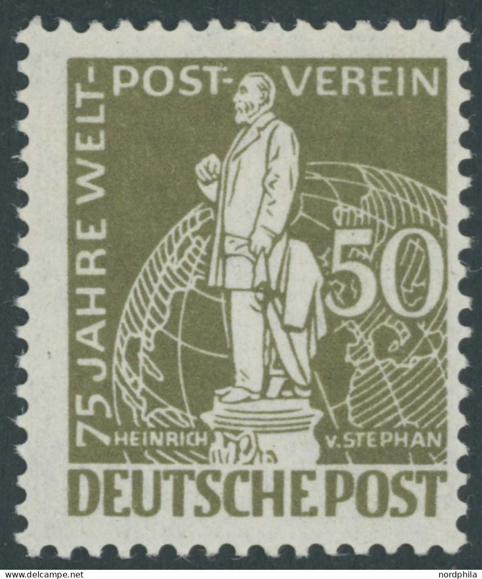BERLIN 38 , 1949, 50 Pf. Stephan, Pracht, Mi. 180.- - Used Stamps
