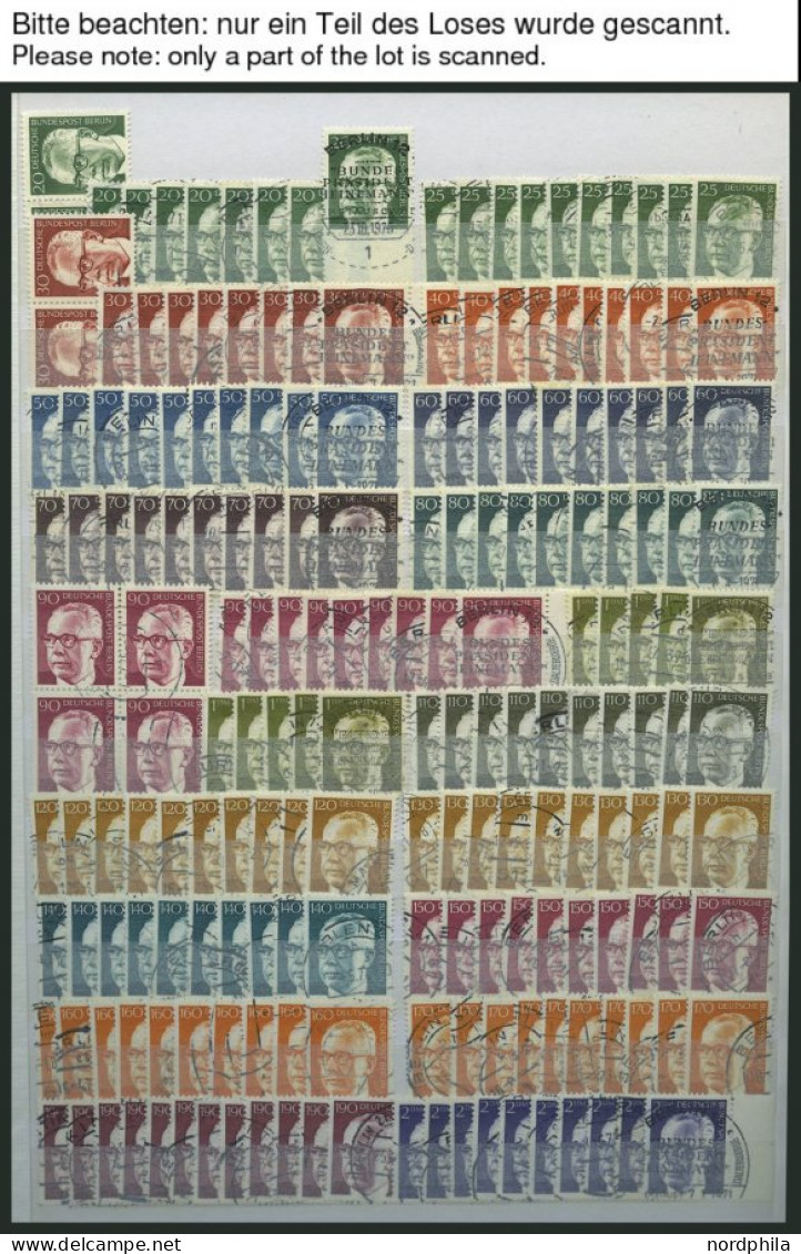 LOTS O, 1966-73, Saubere Dublettenpartie, Komplett, Meist 8-10x, Feinst/Pracht, Mi. Ca. 1700.- - Otros & Sin Clasificación