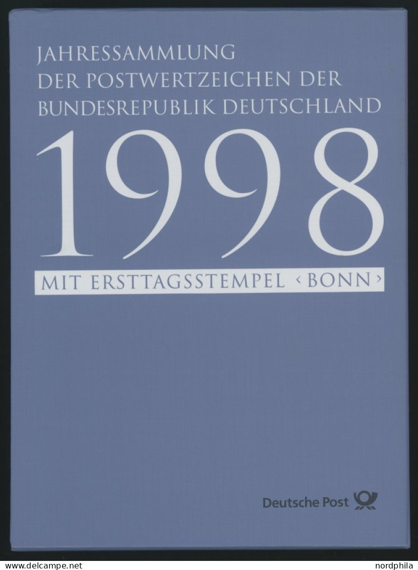 JAHRESSAMMLUNGEN Js 6 BrfStk, 1998, Jahressammlung, Pracht, Mi. 130.- - Andere & Zonder Classificatie