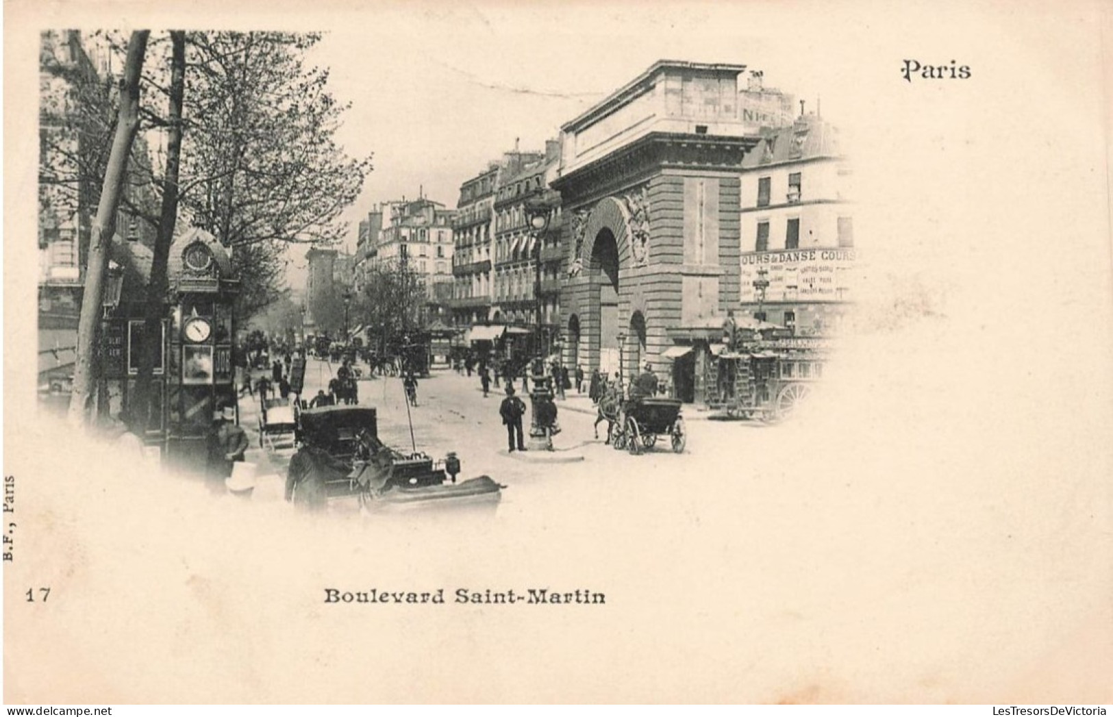 FRANCE - Paris - Boulevard Saint Martin - Animé - Carte Postale Ancienne - Piazze