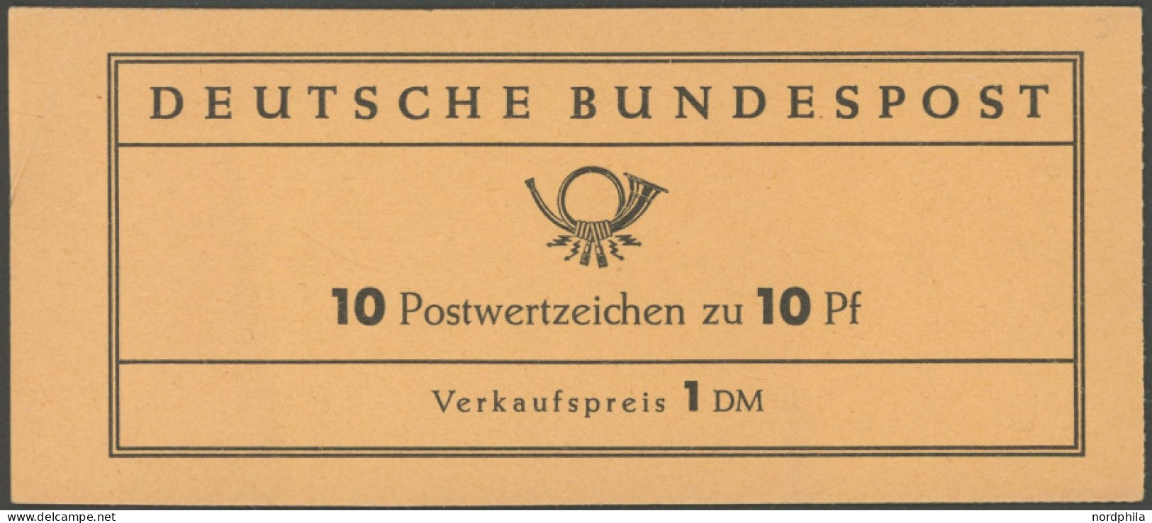 MARKENHEFTCHEN MH 7b , 1963, Markenheftchen Dürer, Reklame Böhringer, Postfrisch, Pracht, Mi. 250.- - Otros & Sin Clasificación