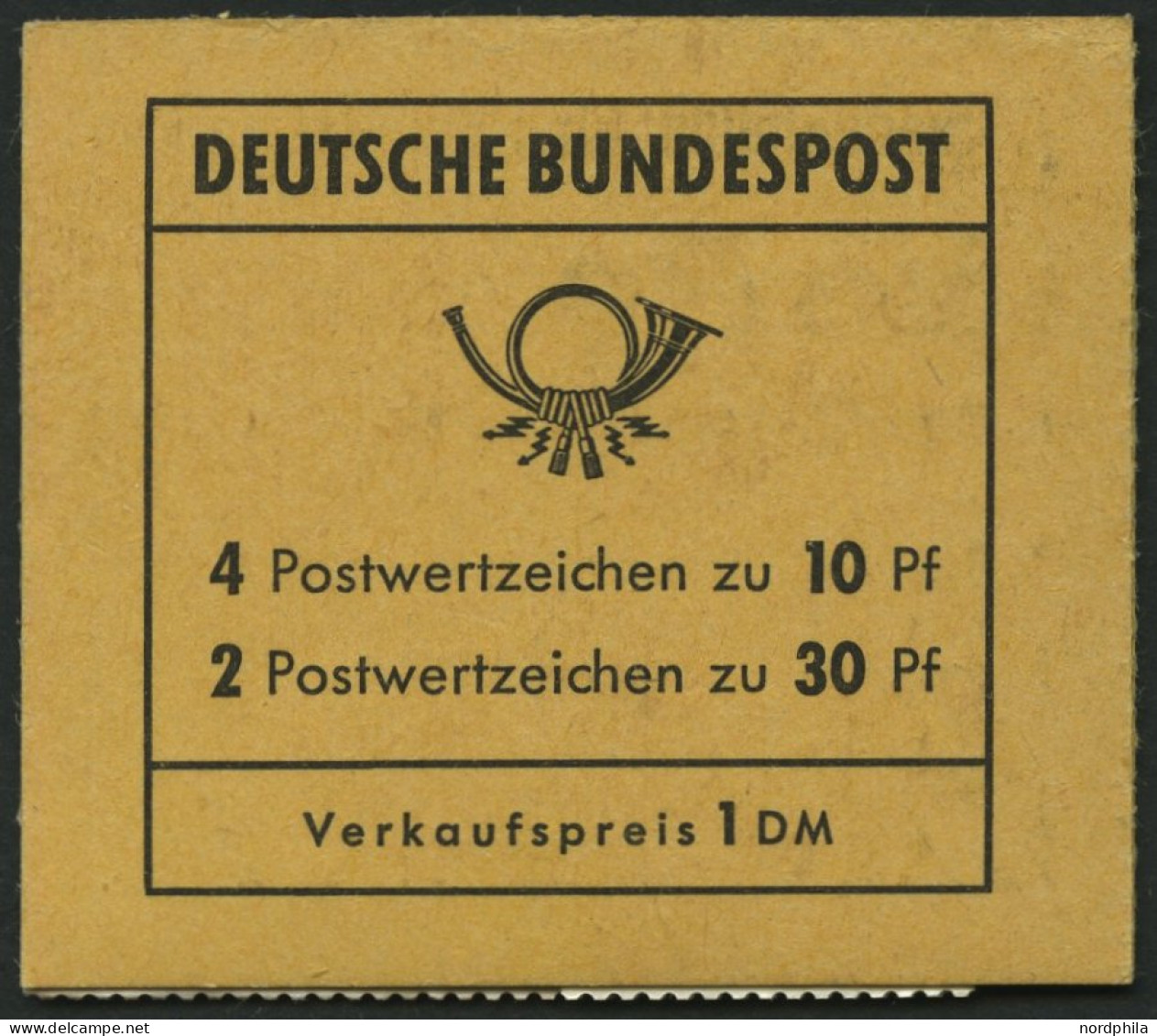 MARKENHEFTCHEN MH 16b , 1972, Markenheftchen Unfallverhütung, Deckel D, Postgebühren Stand 1.7.1972, Pracht, Mi. 75.- - Other & Unclassified