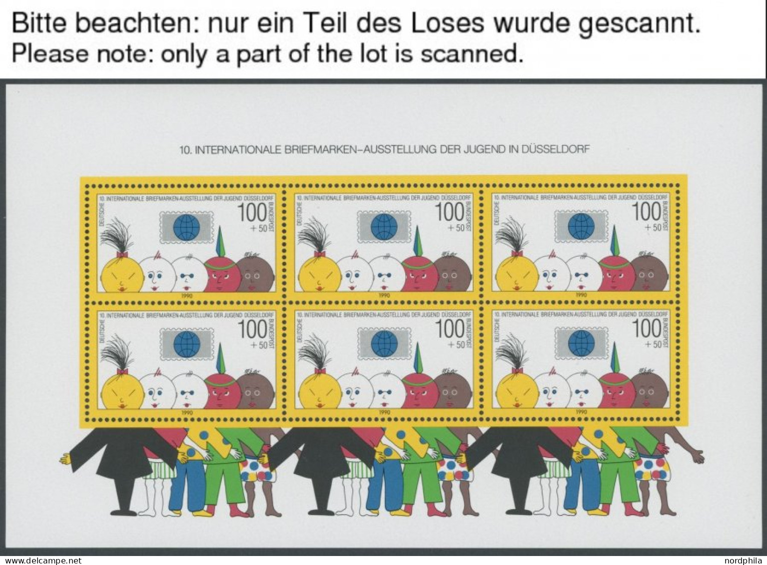 ENGROS Bl. 21 , 1990, Block Briefmarkenausstellung, 25x, Postfrisch, Pracht, Mi. 550.- - Other & Unclassified