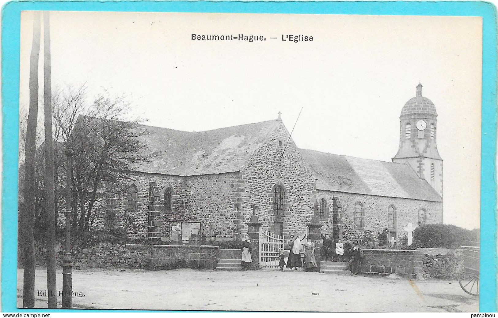 50 BEAUMONT HAGUE - L'Eglise - Animée - Beaumont