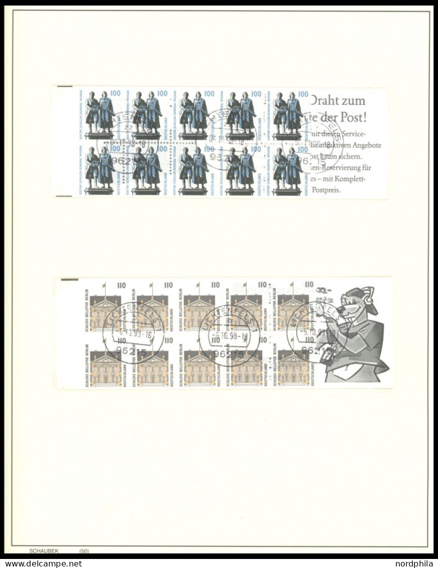 SAMMLUNGEN O, 1990-2004, überkomplette Saubere Gestempelte Sammlung Im Schaubek Album Mit Einigen Besonderheiten, Pracht - Sonstige & Ohne Zuordnung