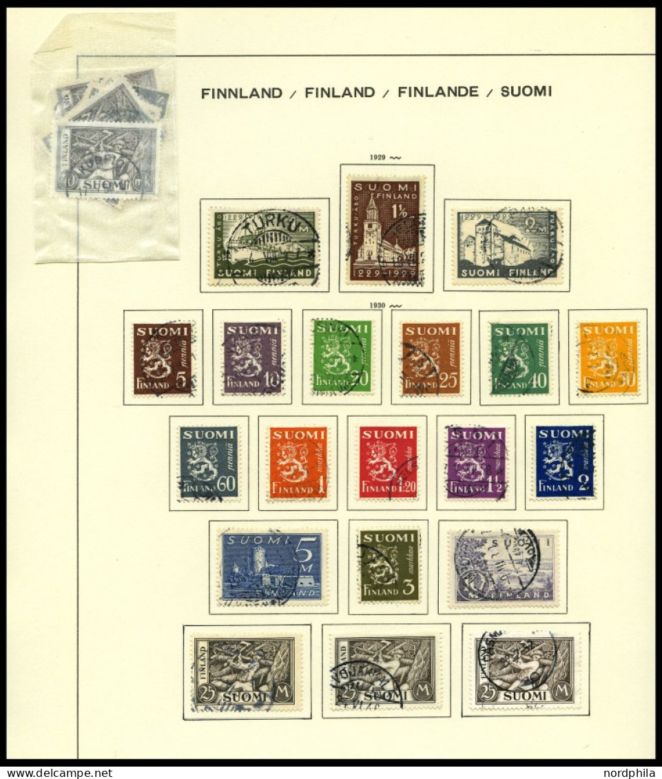 SAMMLUNGEN O, Sauber Gestempelter Sammlungsteil Von 1885-1931 Mit Guten Mittleren Werten, Pracht, Mi. über 1200.- - Used Stamps