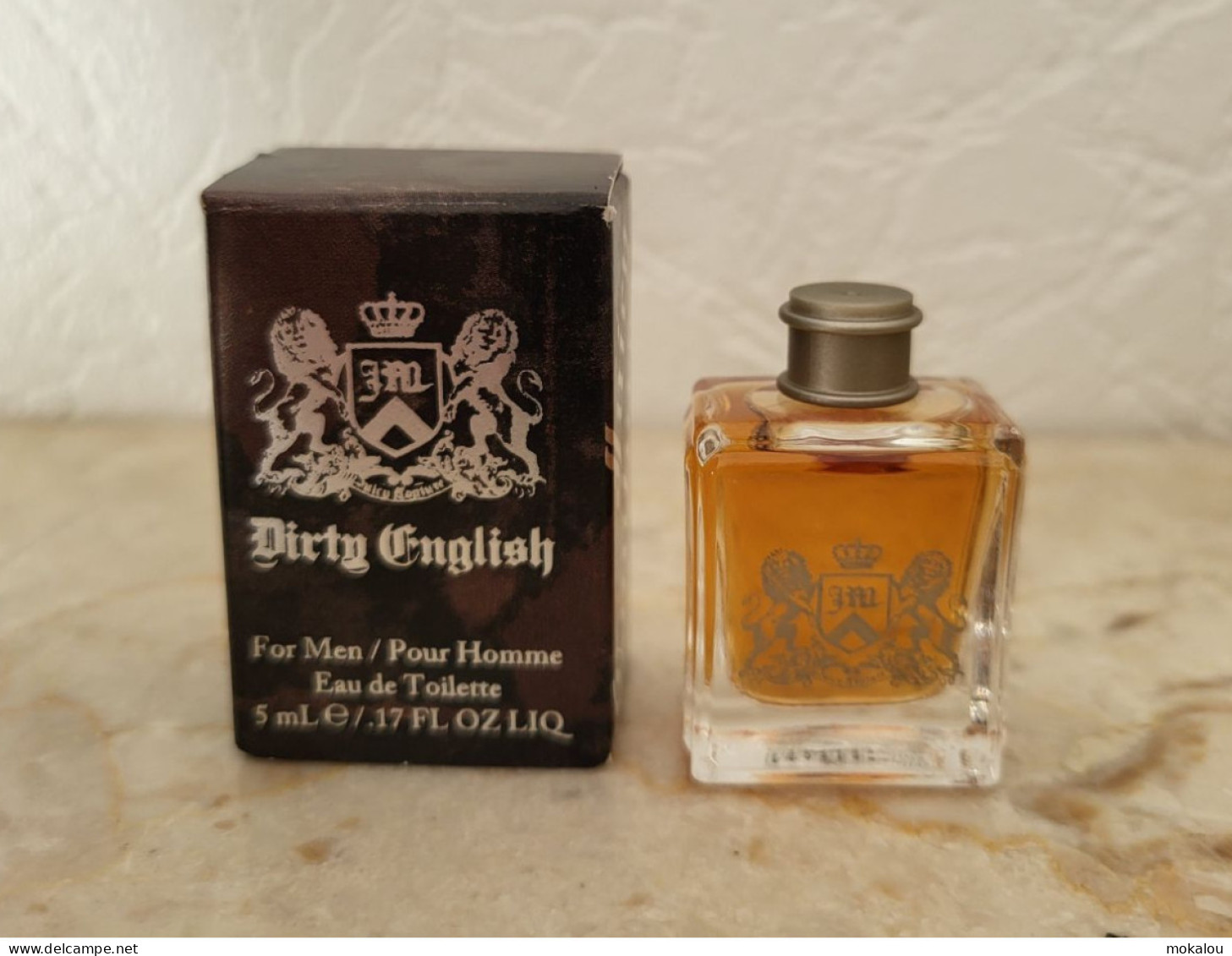 Miniature Juicy Couture Dirty English For Men EDT 5ml - Miniaturen Flesjes Heer (met Doos)