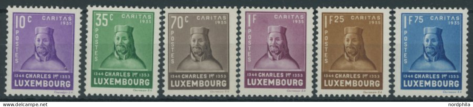 LUXEMBURG 284-89 , 1935, Kinderhilfe, Prachtsatz, Mi. 120.- - Altri & Non Classificati