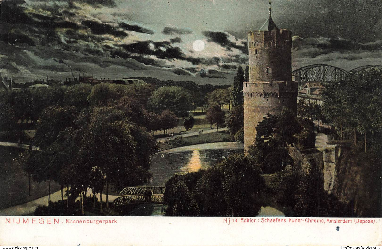 PAYS-BAS - Nimègue - Kronenburgerpark - Colorisé - Carte Postale Ancienne - Nijmegen