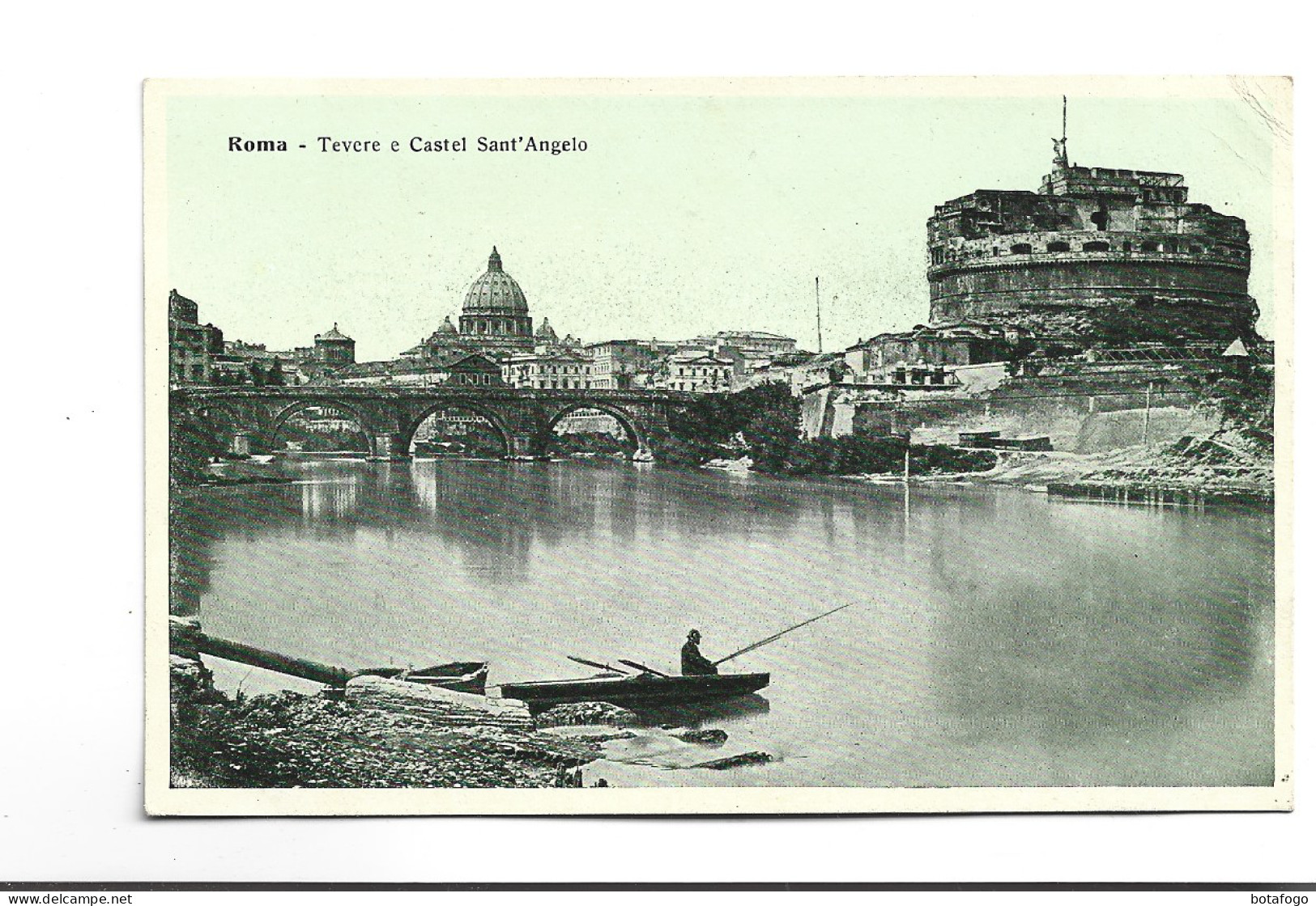 CPA  ROMA TEVERE E CASTEL SANT ANGELO En 1919! - Castel Sant'Angelo