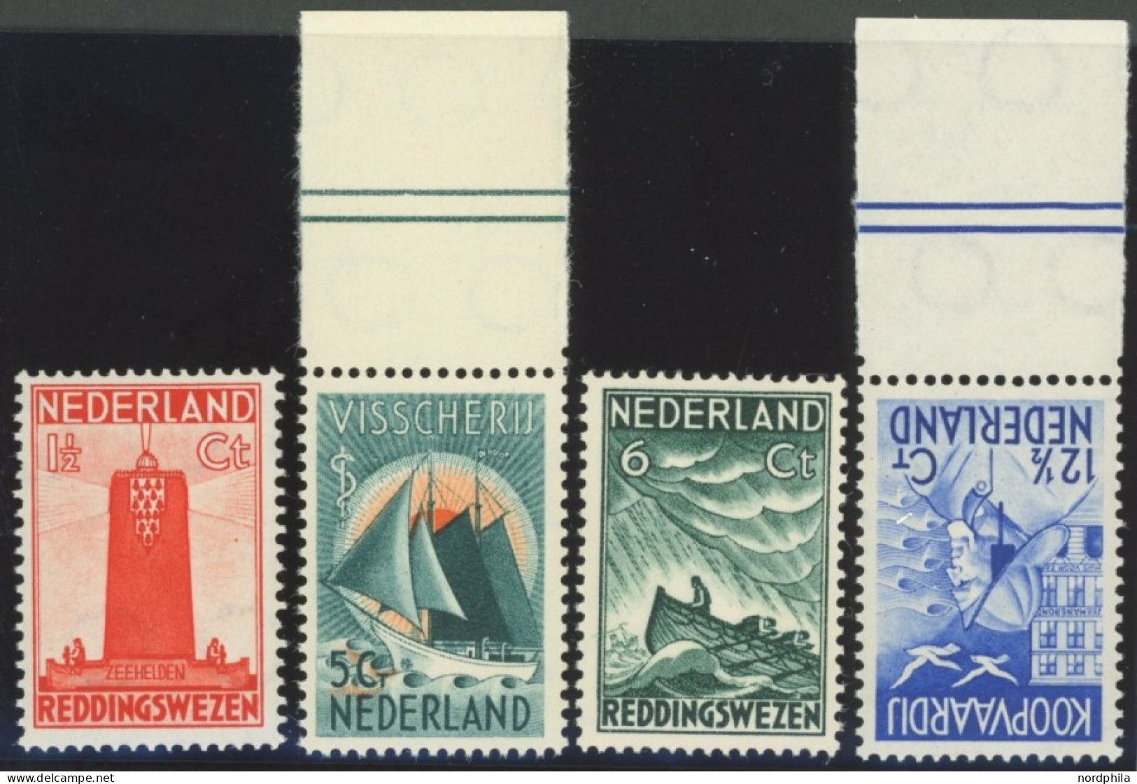 NIEDERLANDE 262-65 , 1933, Seemannshilfe, Postfrischer Prachtsatz, Mi. 150.- - Sonstige & Ohne Zuordnung