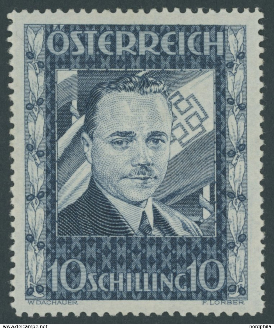 ÖSTERREICH 1918-1938 588 , 1936, 10 S. Dollfuß, Postfrisch, Pracht, Mi. 1400.- - Sonstige & Ohne Zuordnung