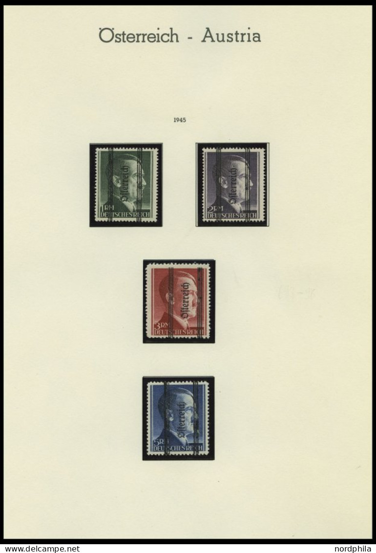 SAMMLUNGEN , Komplette Postfrische Sammlung Österreich Von 1945 (ab Mi.Nr. 660) Bis 1993 In 2 Leuchtturm Alben Mit Allen - Sammlungen