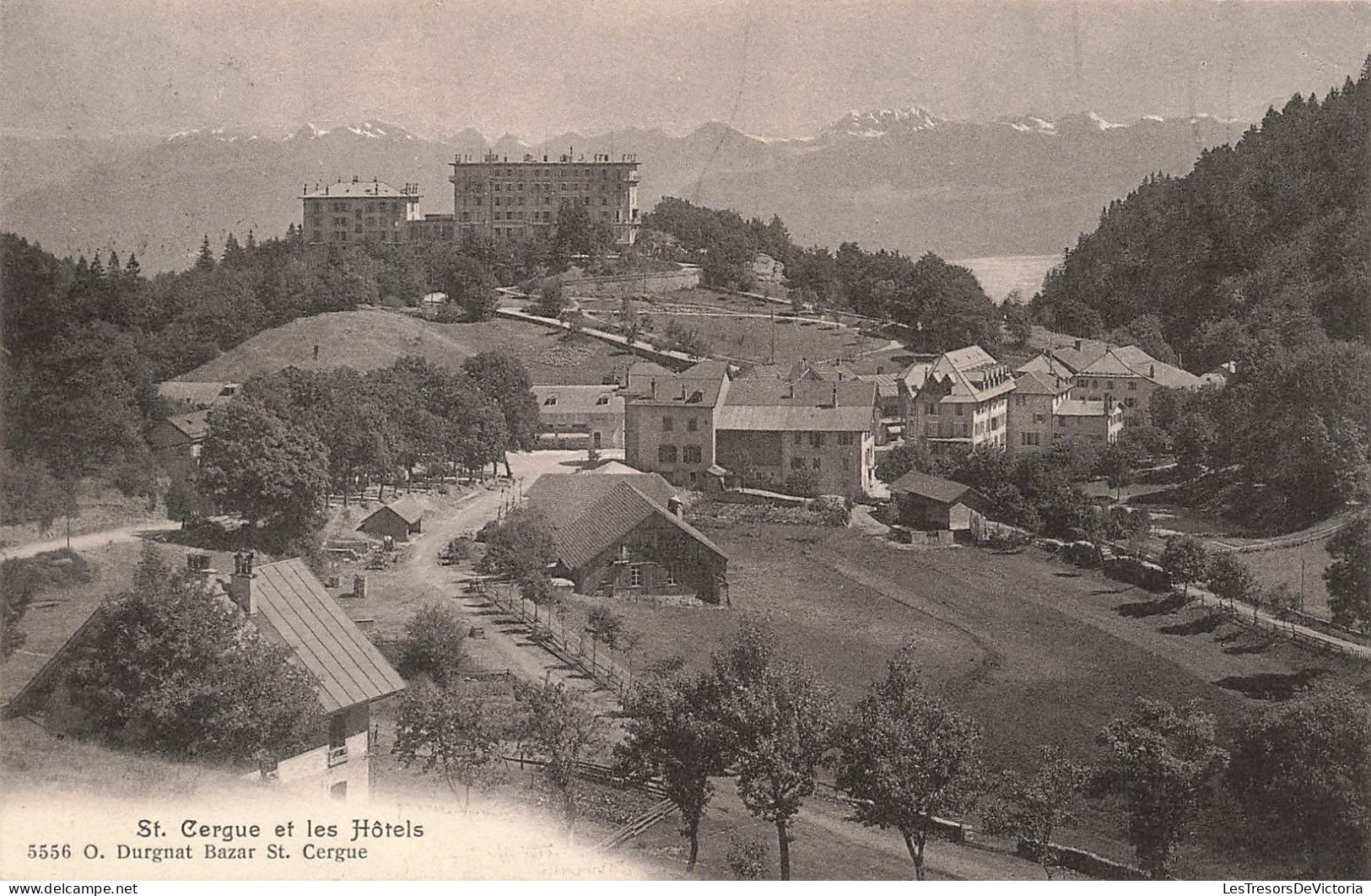 SUISSE - Saint-Cergue - Hôtels - Carte Postale Ancienne - Saint-Cergue