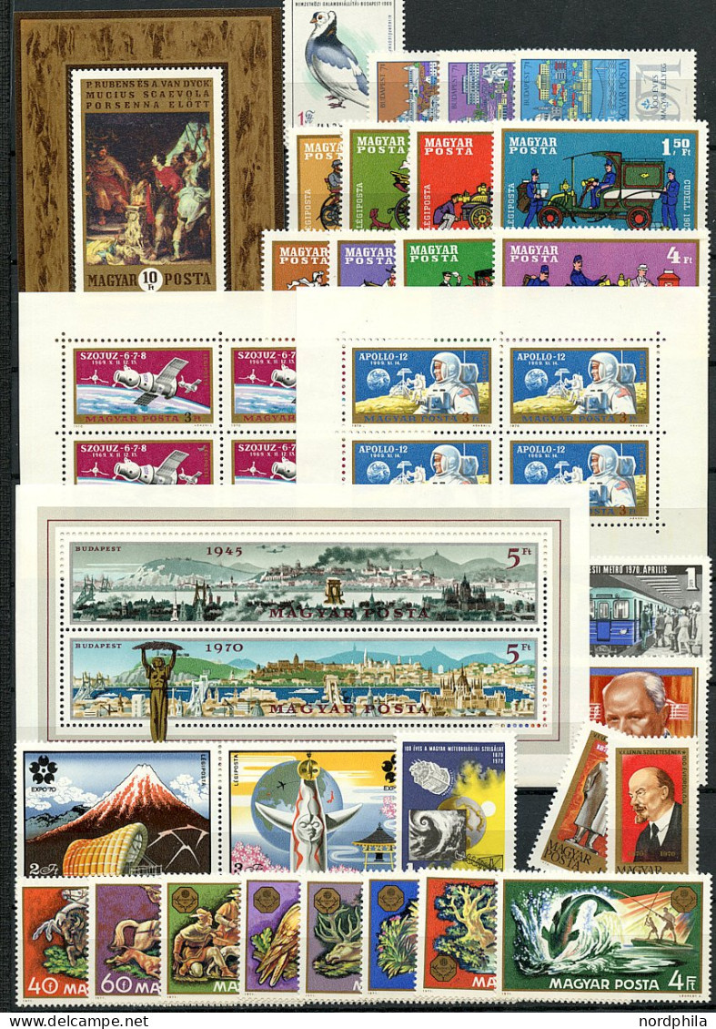 UNGARN 712 , Ungarn 1940-1971, kleine Sammlung postfrischer Marken aus dem Zeitraum 1940 bis 1971, Ab Nr. 712 bis Nr. 26